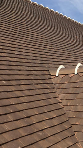 Installation de crêtes de coq en silicone sur toiture à Gagny